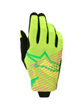 Alpinestars gloves Radar Pro Green Yellow Fluo Pink Fluo