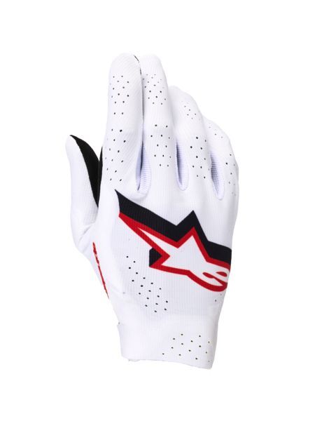 Alpinestars gloves Supertech MX White Black Fire Red
