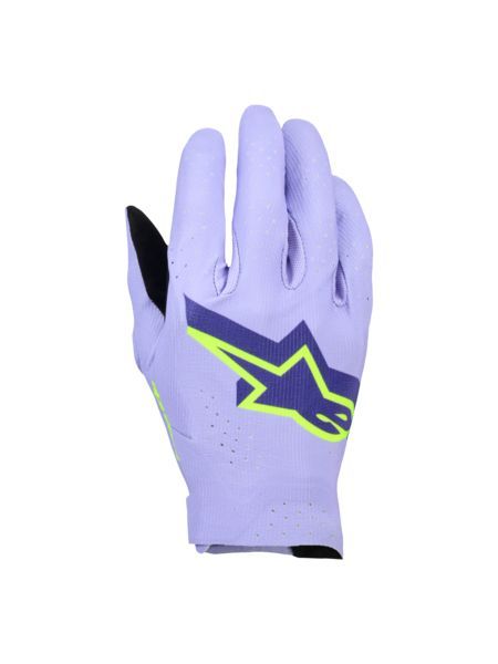 Alpinestars gloves Supertech MX Lavender Violet Fluo Yellow