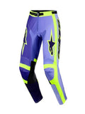 Alpinestars pants Racer Portl Purple Yellow Fluo