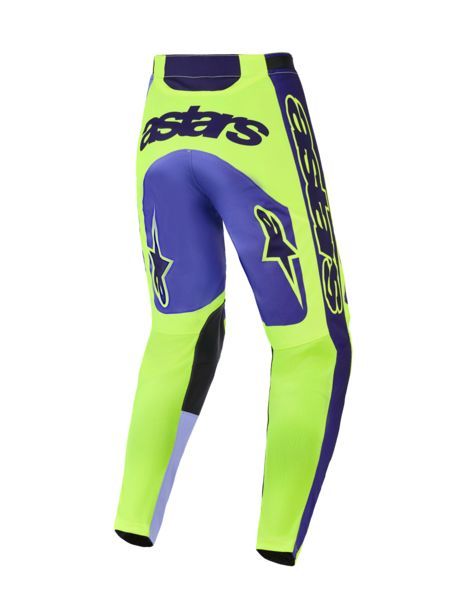 Alpinestars pants Racer Portl Purple Yellow Fluo