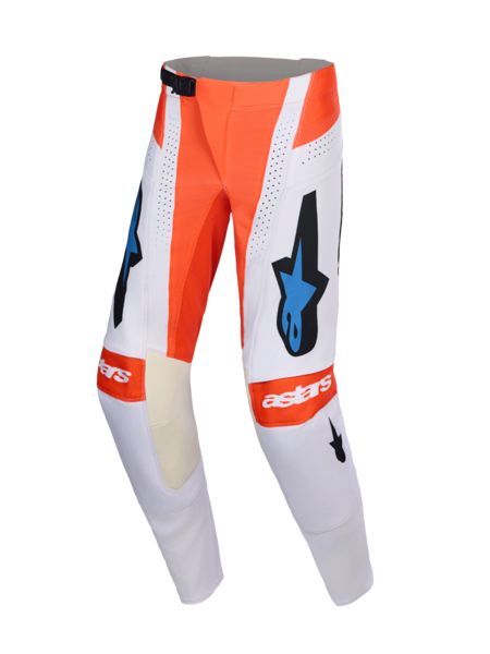 Alpinestars pants Techstar Knif Light Gray Orange Fluo Black