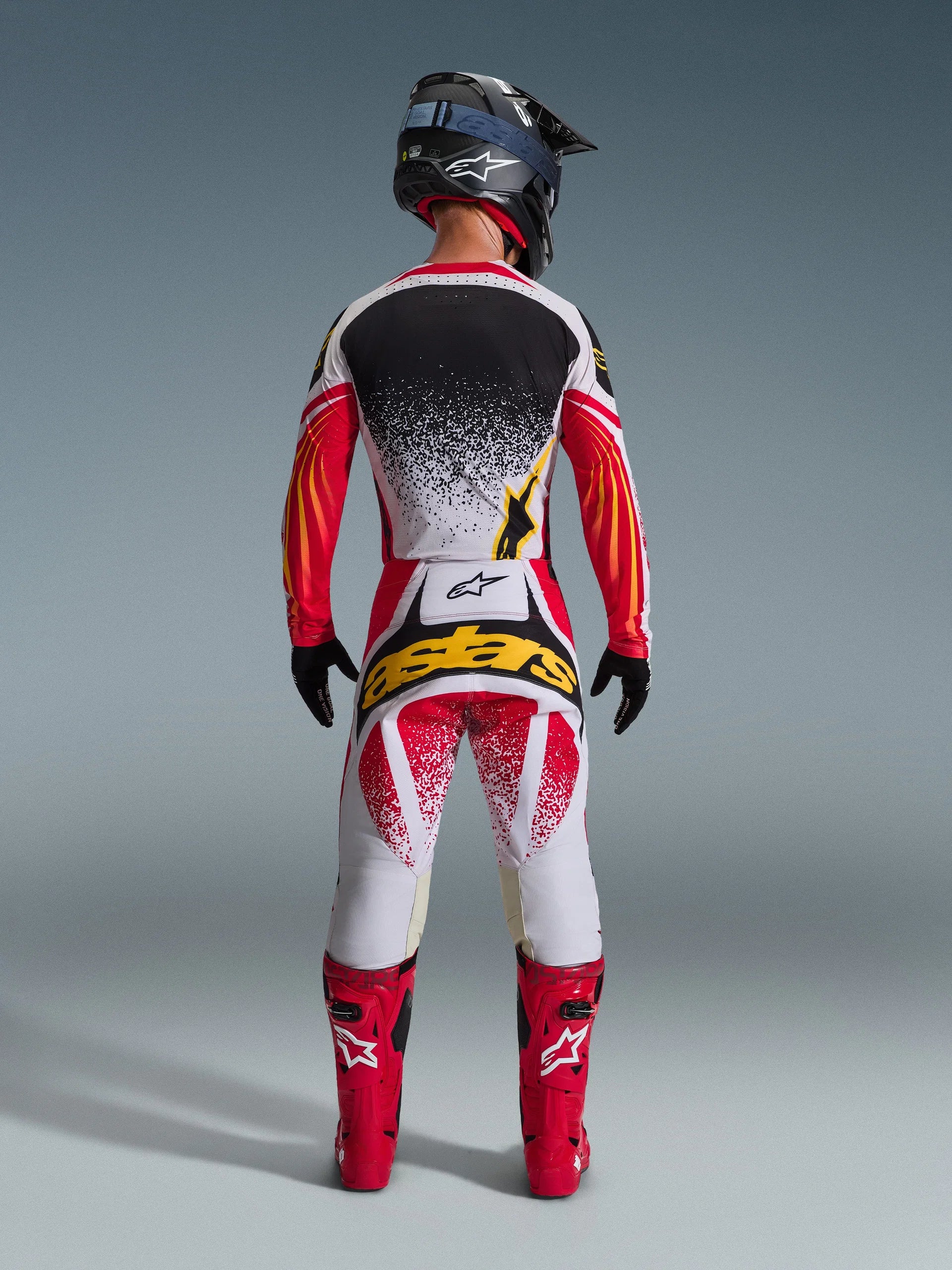 Alpinestars Techstar Nomur Gray/Red/Black Kit