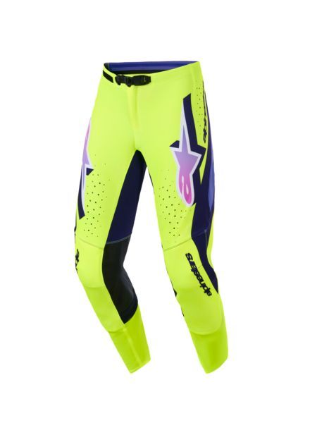 Alpinestars pants Supertech Vista Yellow Purple Black