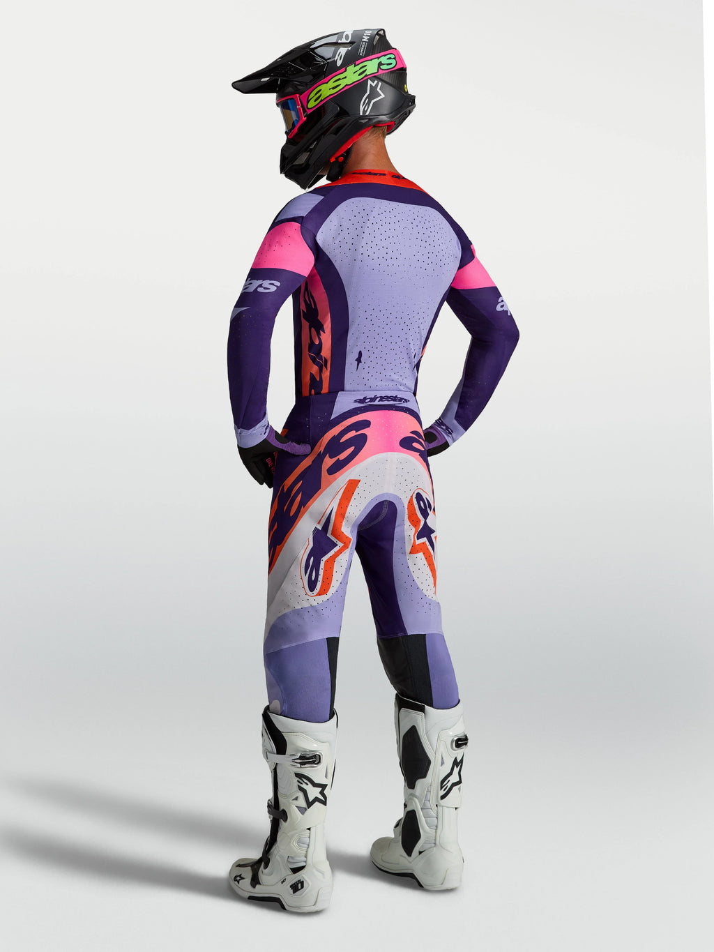 Alpinestars Supertech Dyna Violet/Purple/Pink Fluo Kit