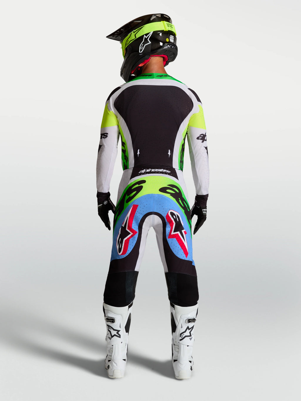 Alpinestars Supertech Dyna Lilac/Green Fluo/Black Kit
