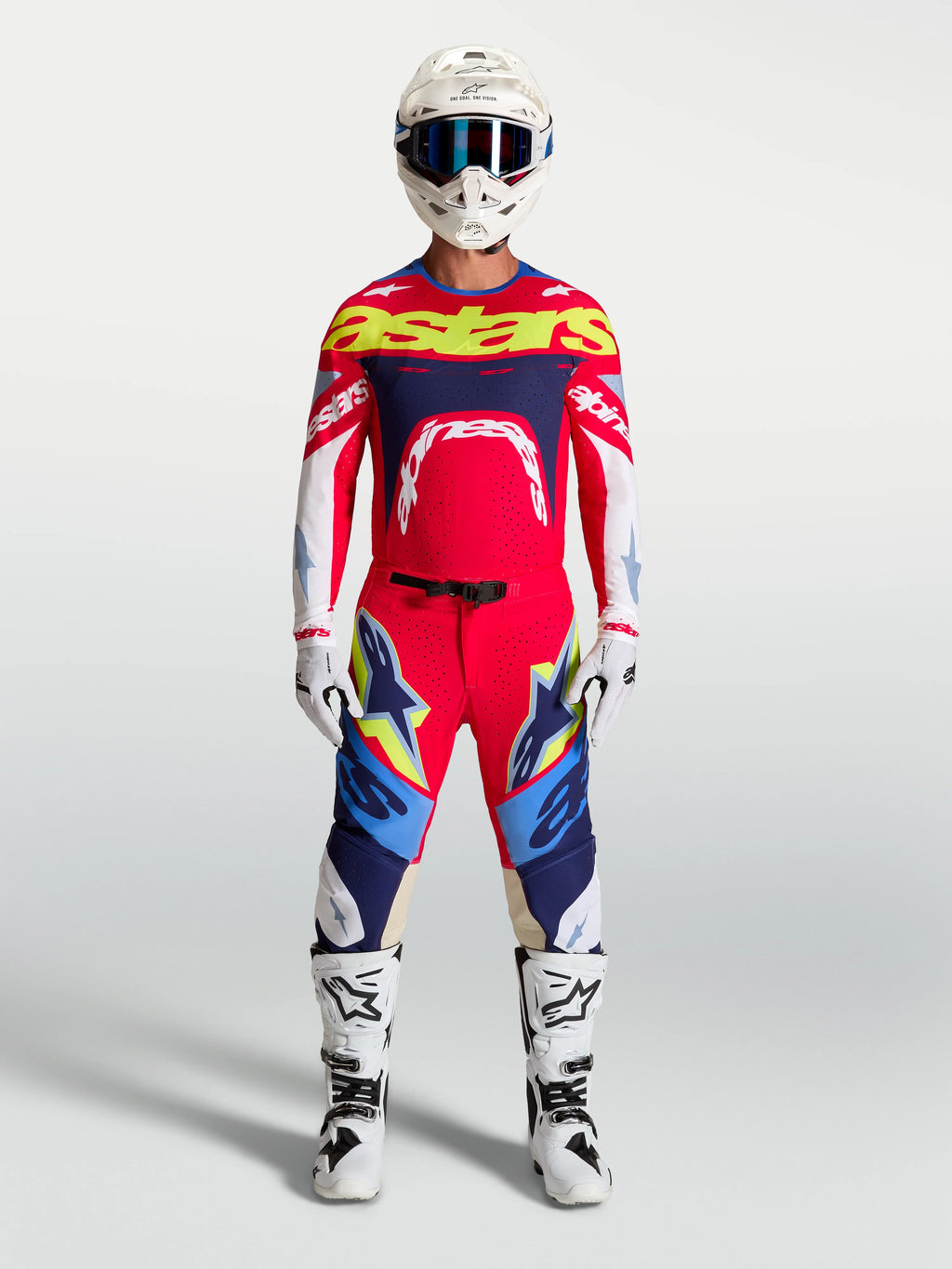 Alpinestars Supertech Dyna Red/White/Blue Kit