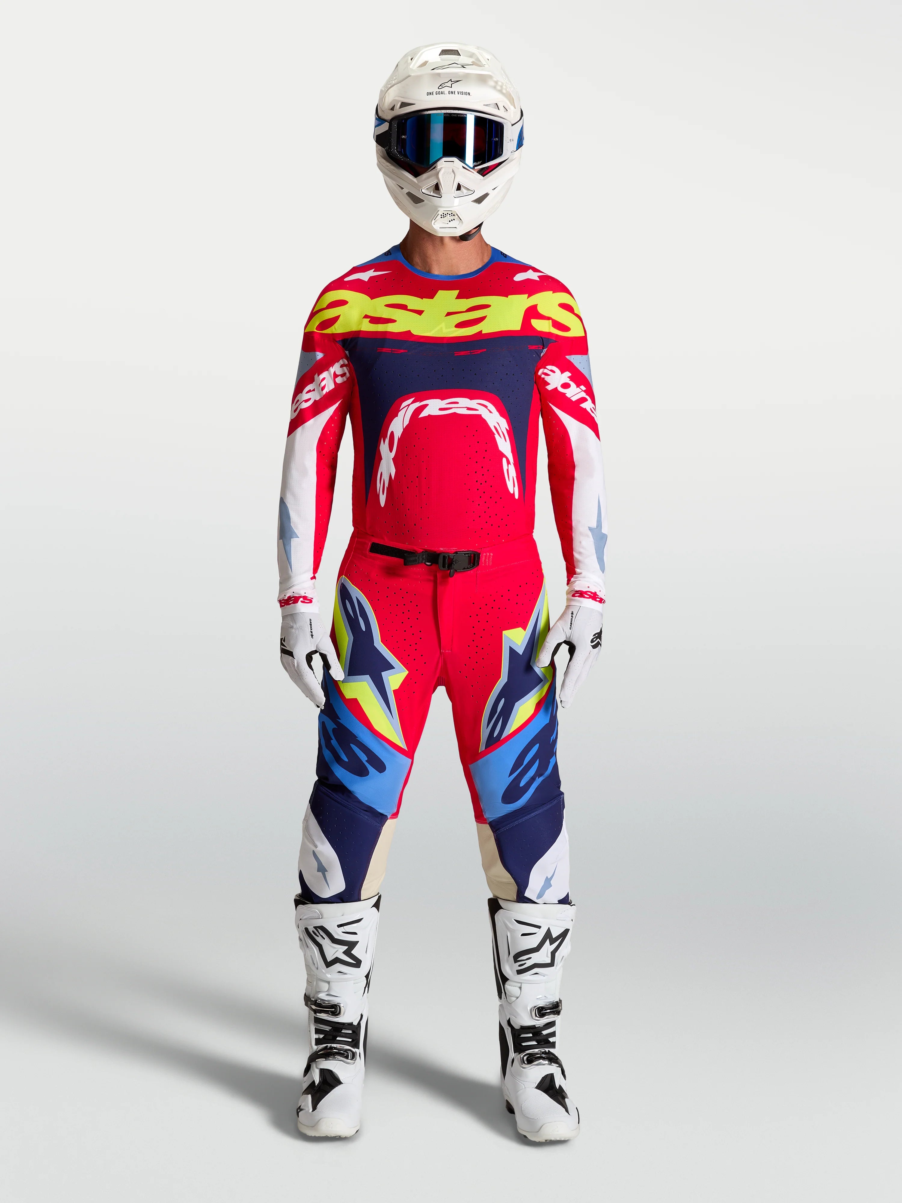 Alpinestars Supertech Dyna Red/White/Blue Kit