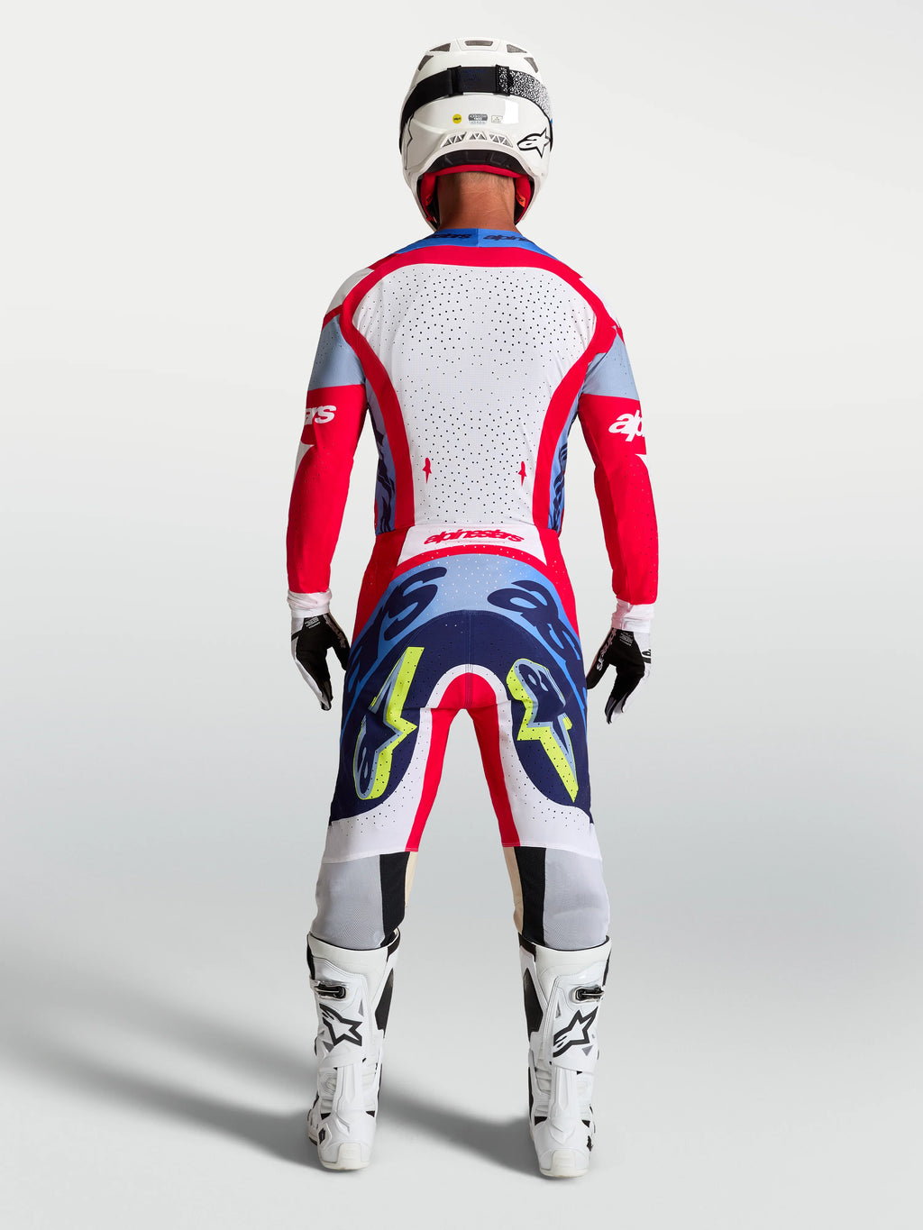 Alpinestars Supertech Dyna Red/White/Blue Kit