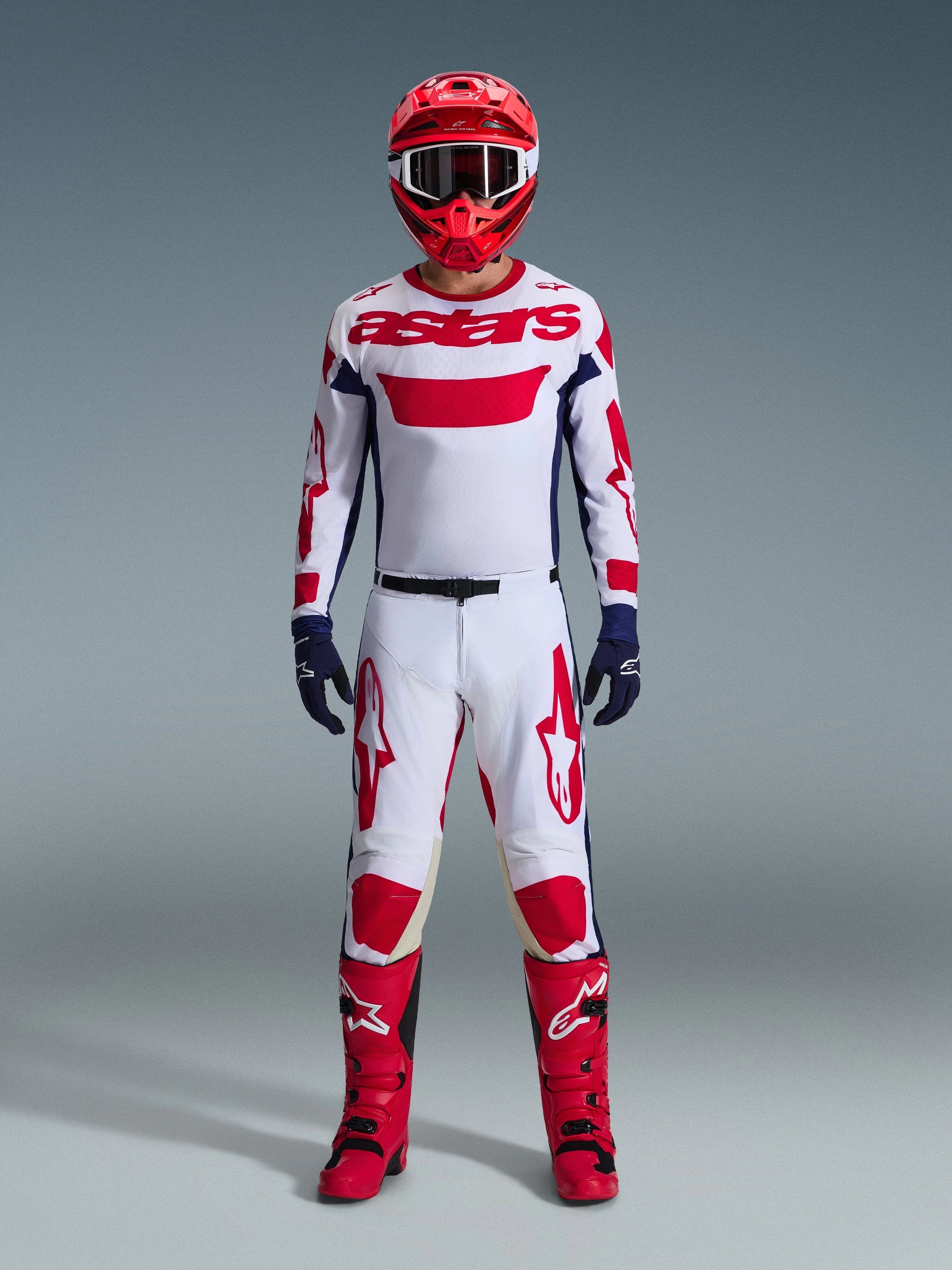 Alpinestars Racer Riway White/Blue/Red Kit
