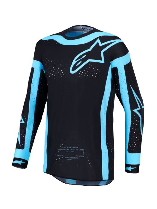 Alpinestars Jersey Supertech Vesta Black Turquoise