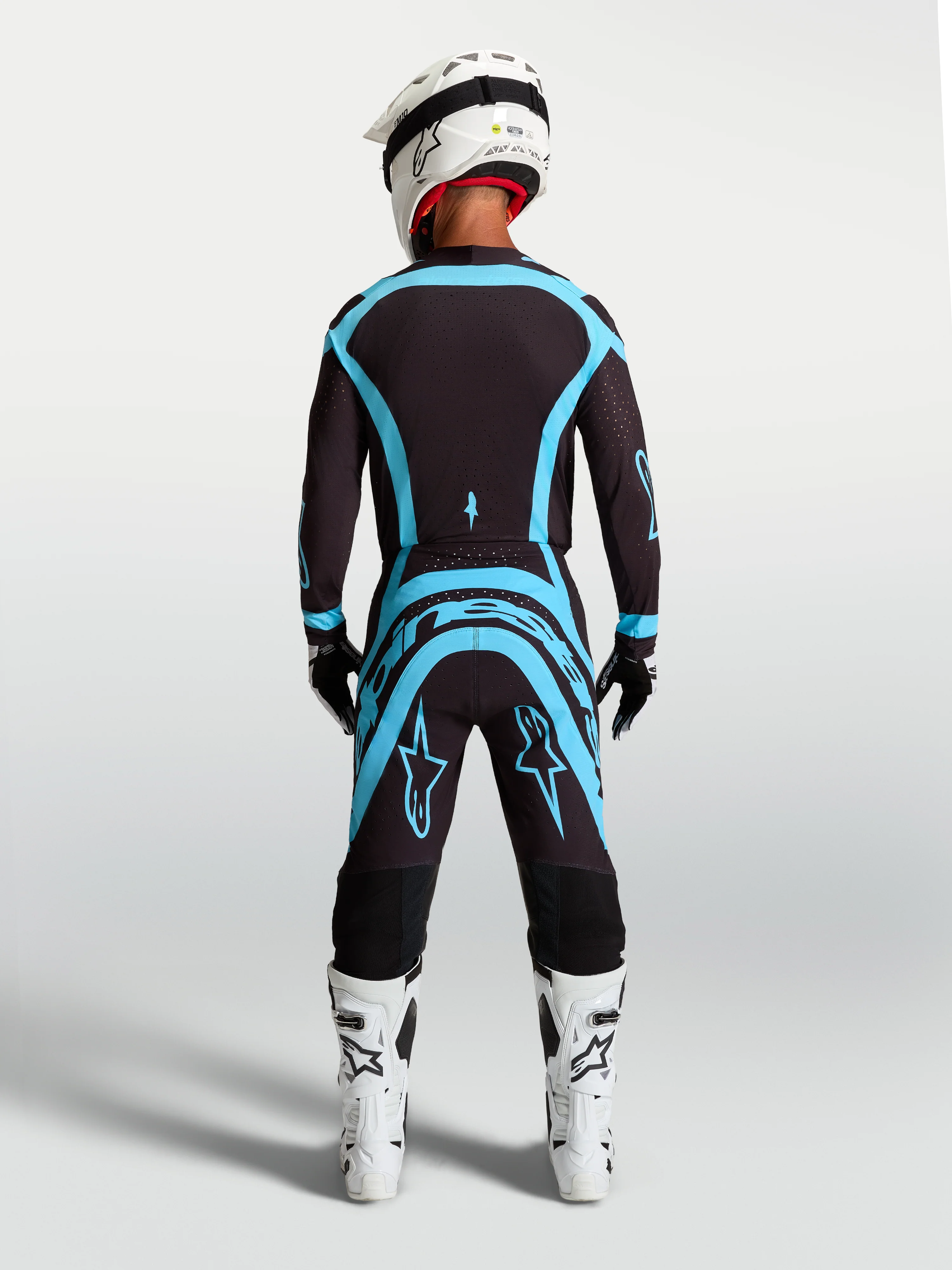 Alpinestars Supertech Vesta Black Turquoise Kit