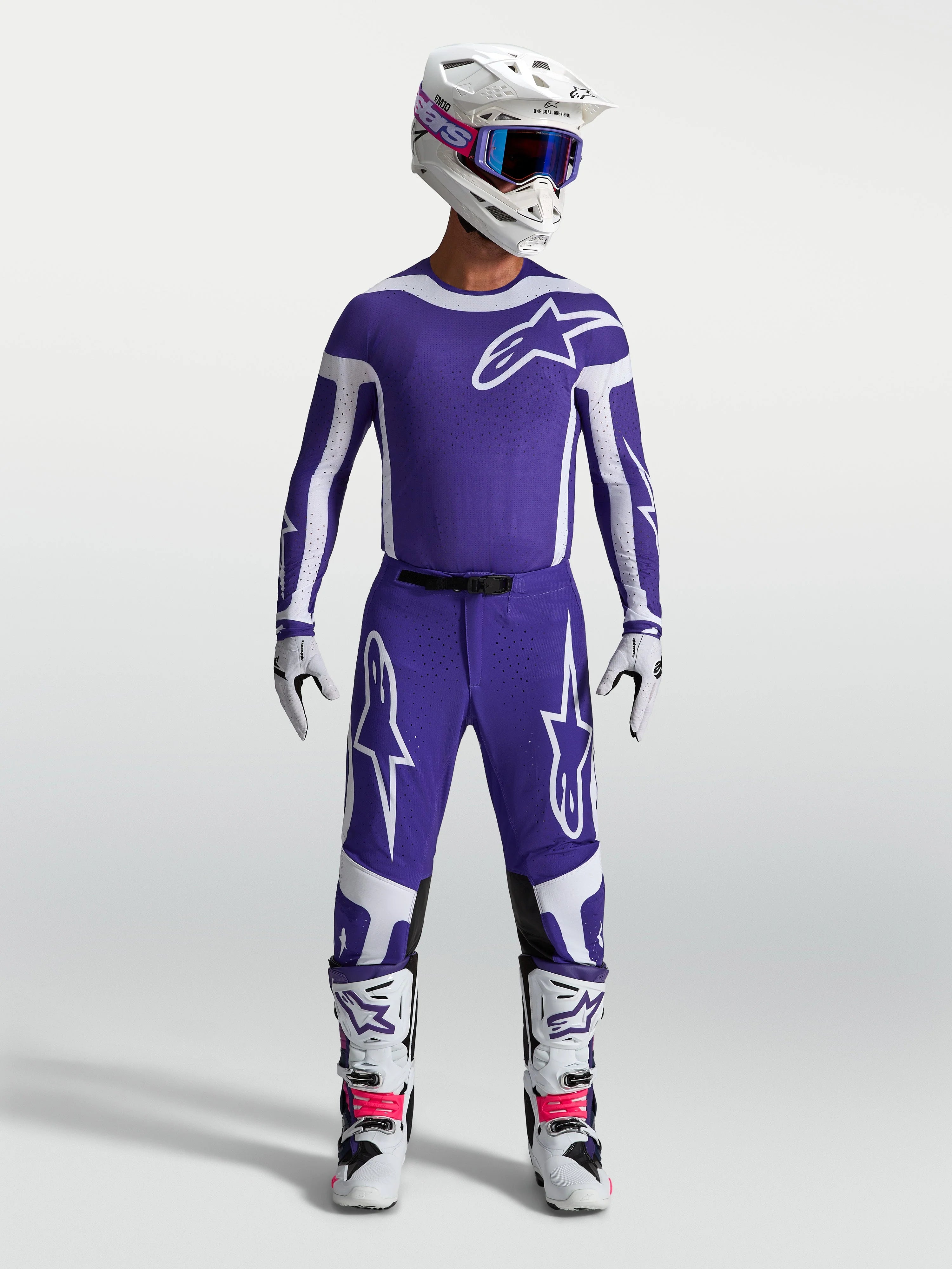 Alpinestars Supertech Vesta Blue/White Kit