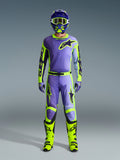 Alpinestars Racer Portl Purple/Fluo Yellow Kit