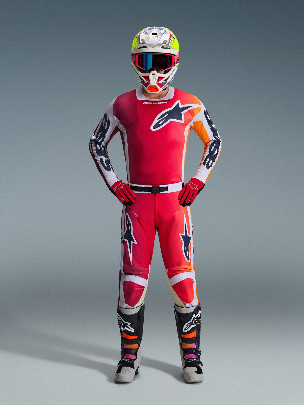 Alpinestars Racer Portl Red/Gray/Dark Gray Kit