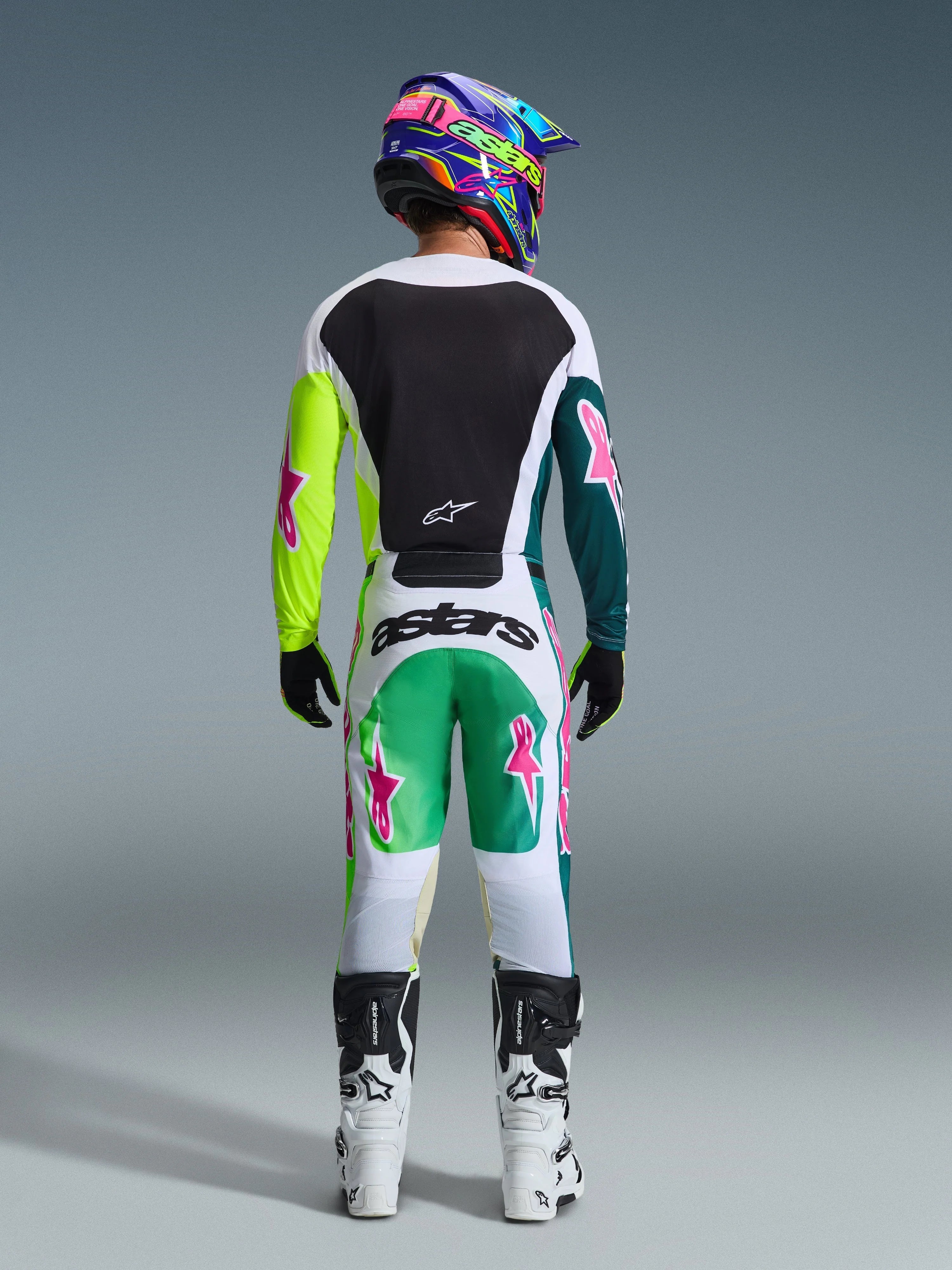 Alpinestars Racer Portl Green/White/Black Kit