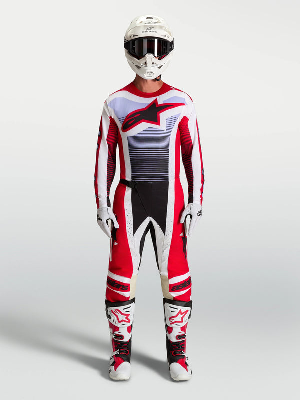 Alpinestars Techstar Maven Red/White/Lavender/Black Kit
