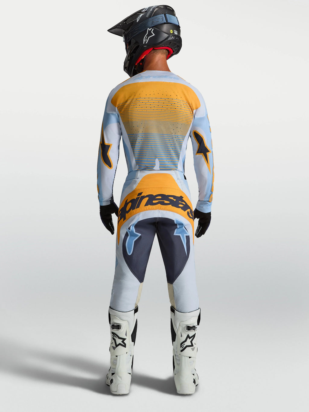 Alpinestars Techstar Maven Blue/Tangerine/Black Kit