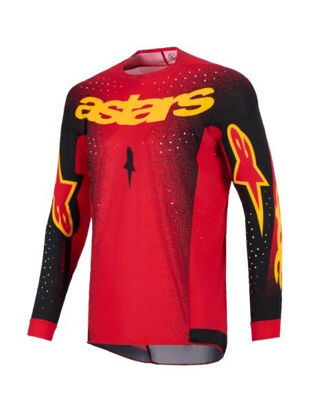 Alpinestars jersey Supertech Scenz Red Black Yellow