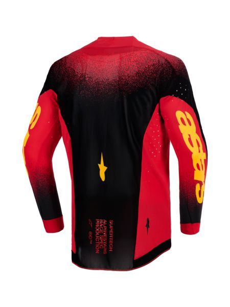 Alpinestars jersey Supertech Scenz Red Black Yellow
