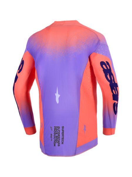 Alpinestars jersey Supertech Scenz Hot Coral Purple