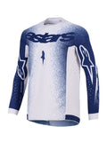 Alpinestars jersey Supertech Scenz Light Gray Dark Blue