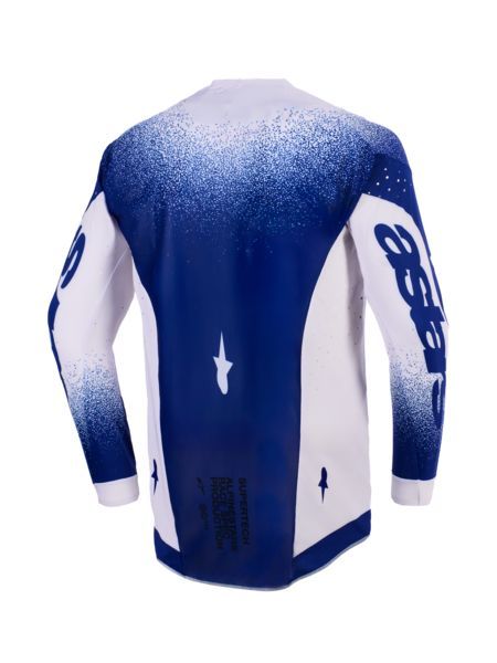 Alpinestars jersey Supertech Scenz Light Gray Dark Blue