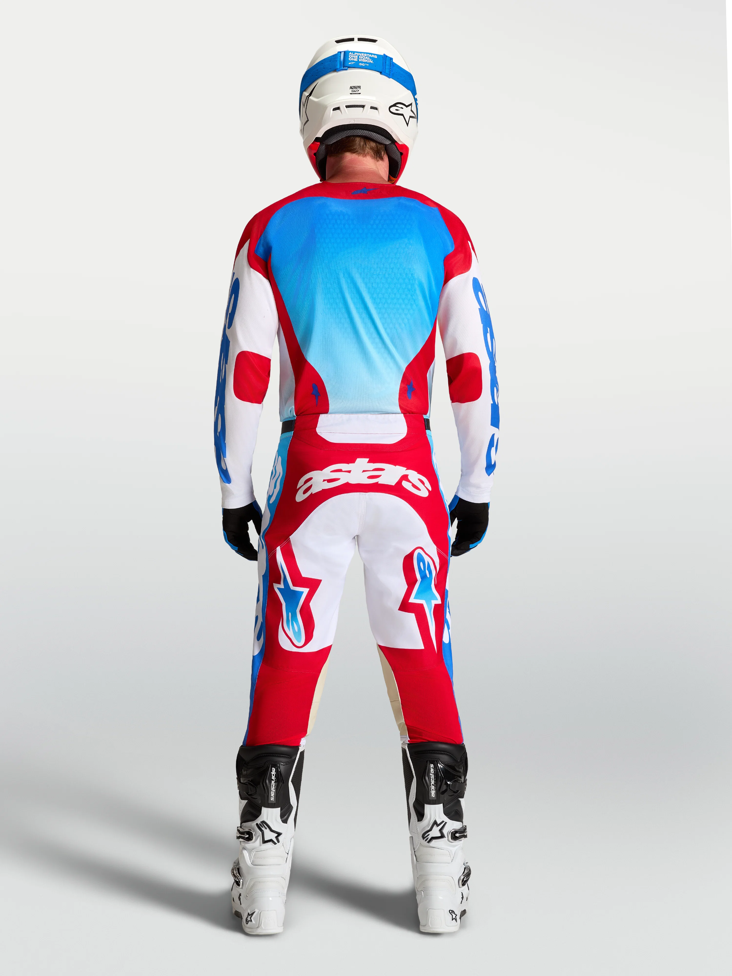 Alpinestars Racer Hunt Röd/UCLA Blue Kit