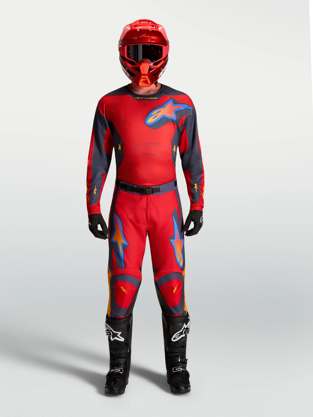 Alpinestars Racer Hunt Red/Gray/Coral Kit
