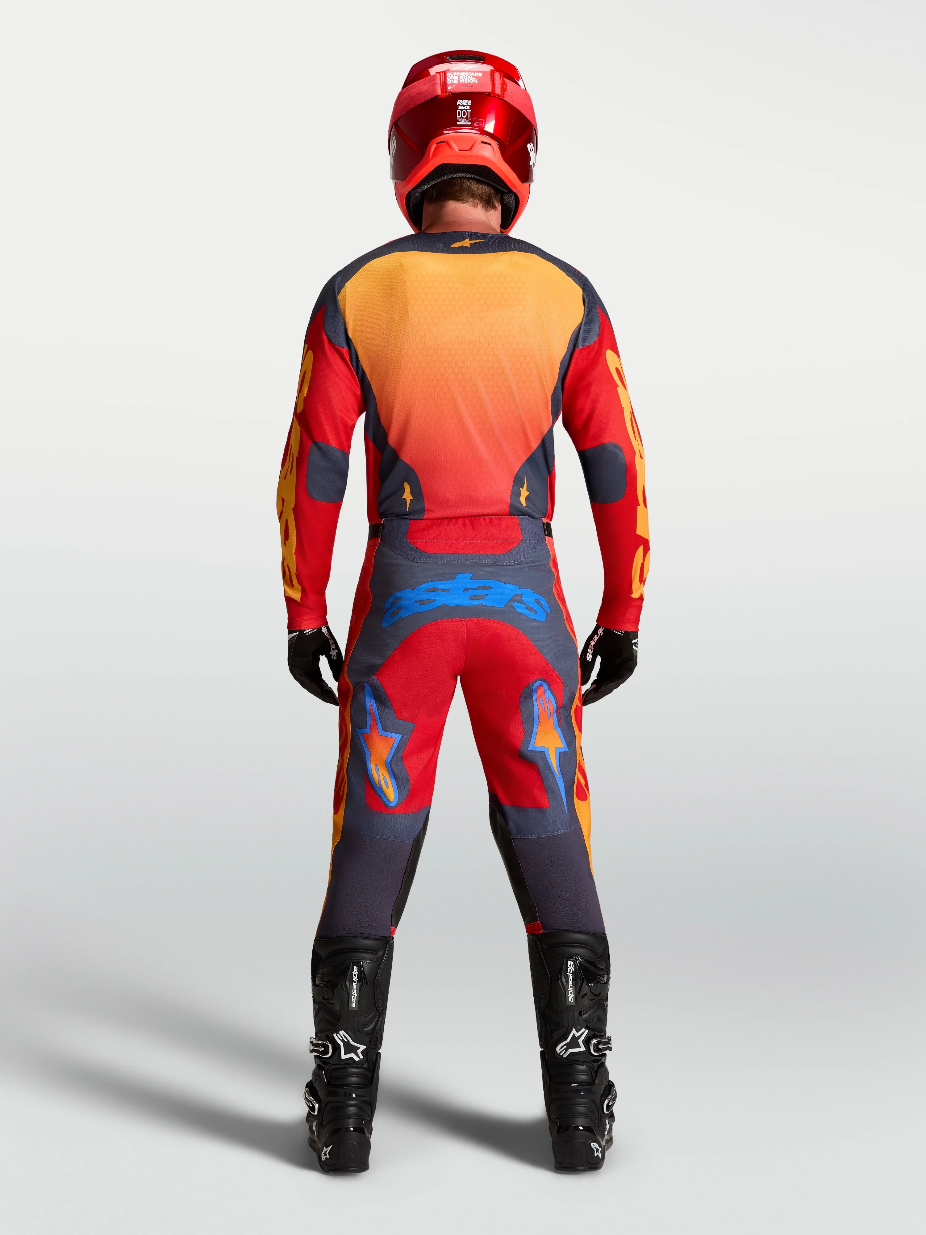 Alpinestars Racer Hunt Red/Gray/Coral Kit
