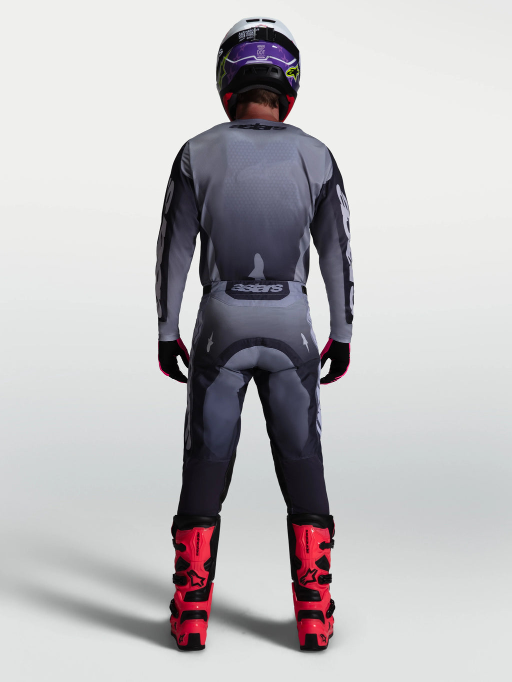 Alpinestars Racer Amber Gray/Light Lilac Kit