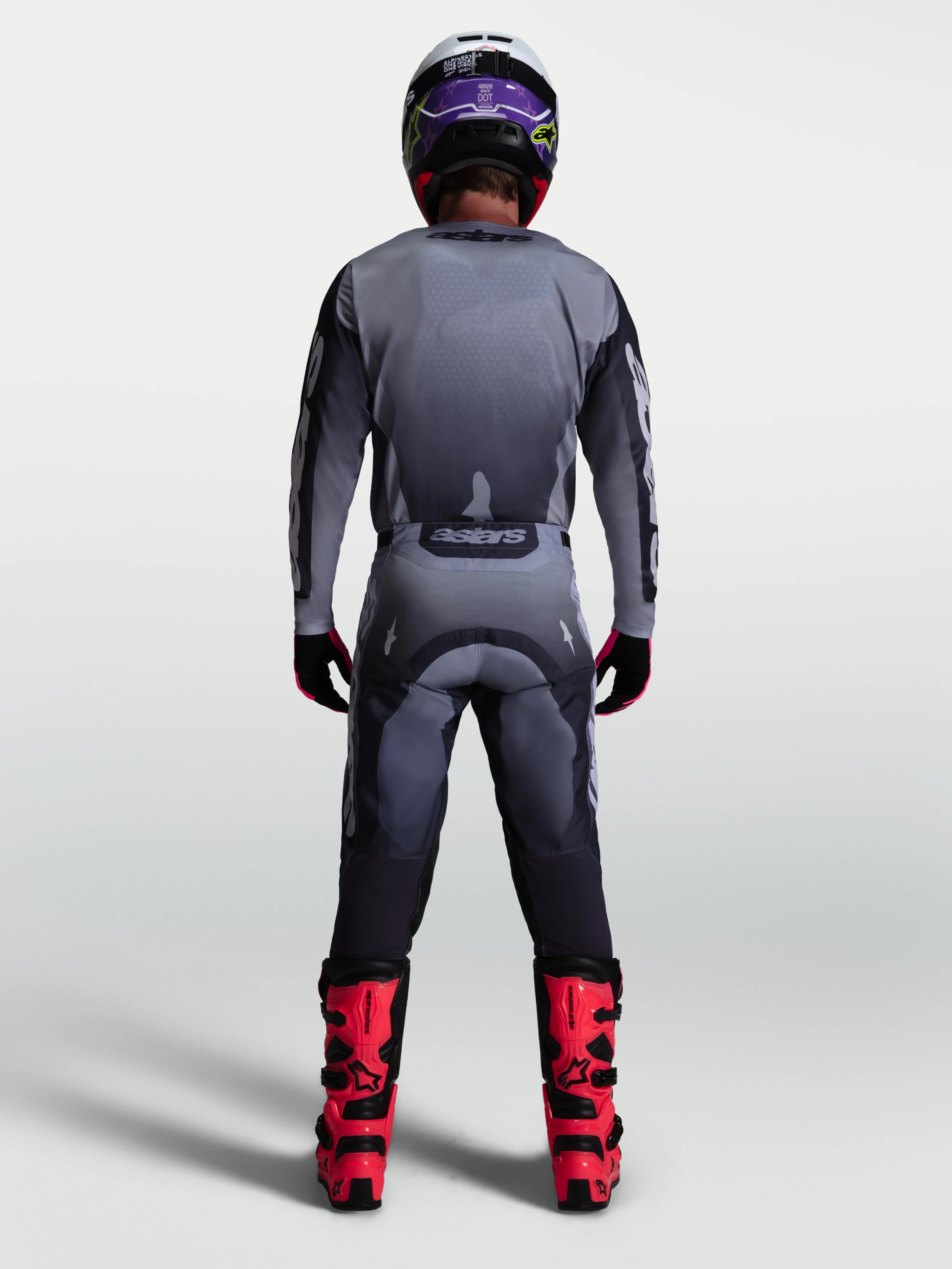 Alpinestars Racer Amber Gray/Light Lilac Kit
