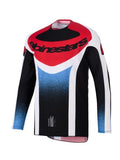 Alpinestars jersey Techstar Knif Black White Red
