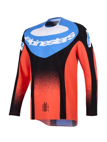 Alpinestars jersey Techstar Knif Orange Black UCLA Blue