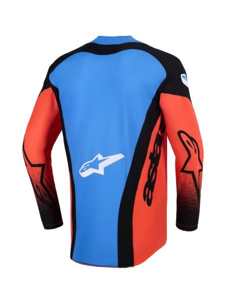 Alpinestars jersey Techstar Knif Orange Black UCLA Blue