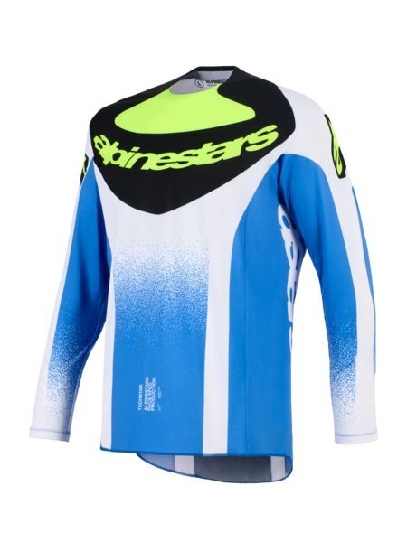 Alpinestars jersey Techstar Knif UCLA Blue Black Yellow Fluo