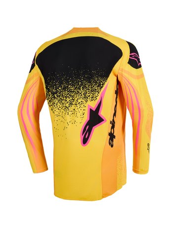 Alpinestars Jersey Techstar Nomur Orange/Yellow/Pink