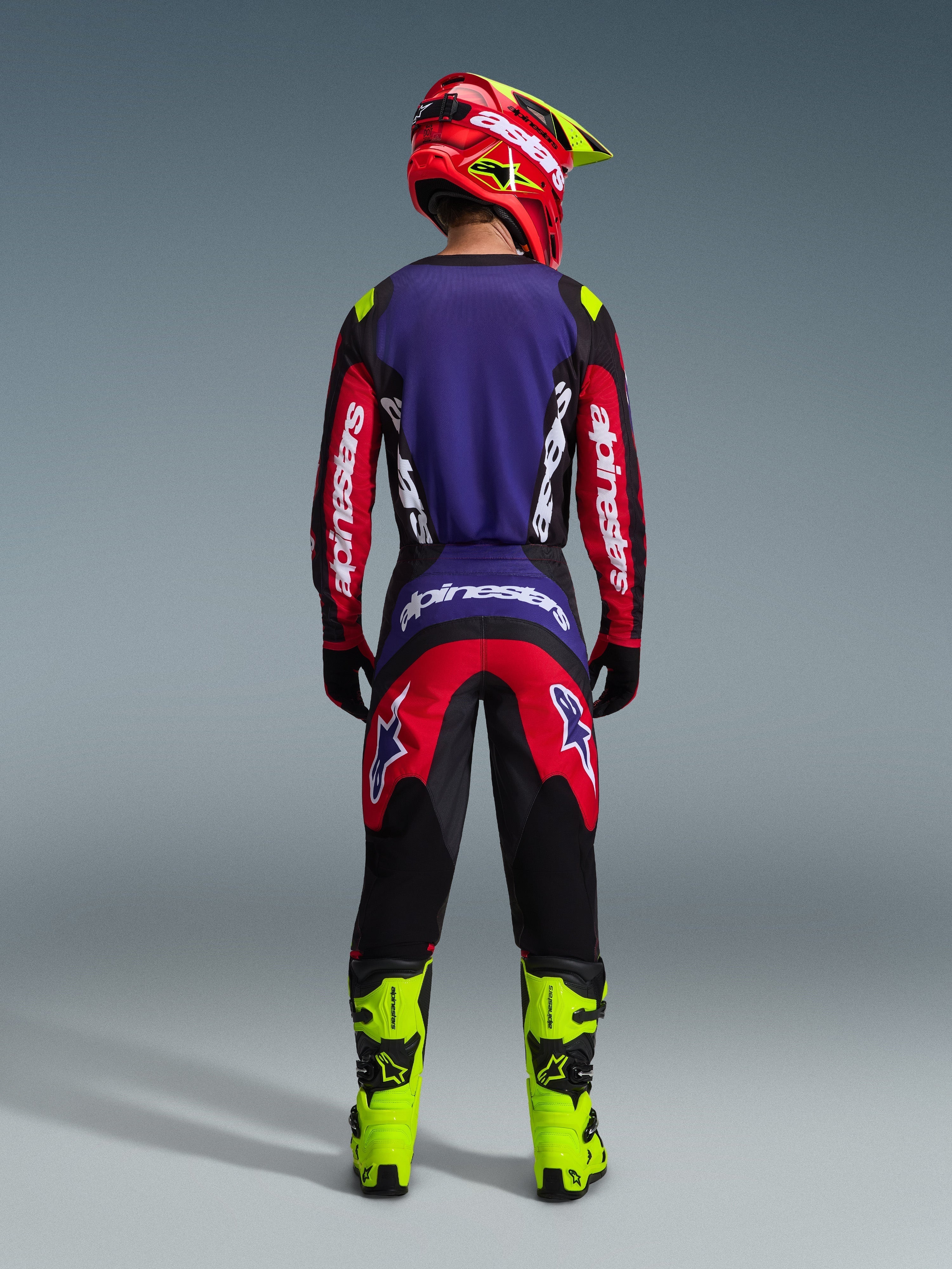 Alpinestars Fluid Drag Blue/Red/White Kit