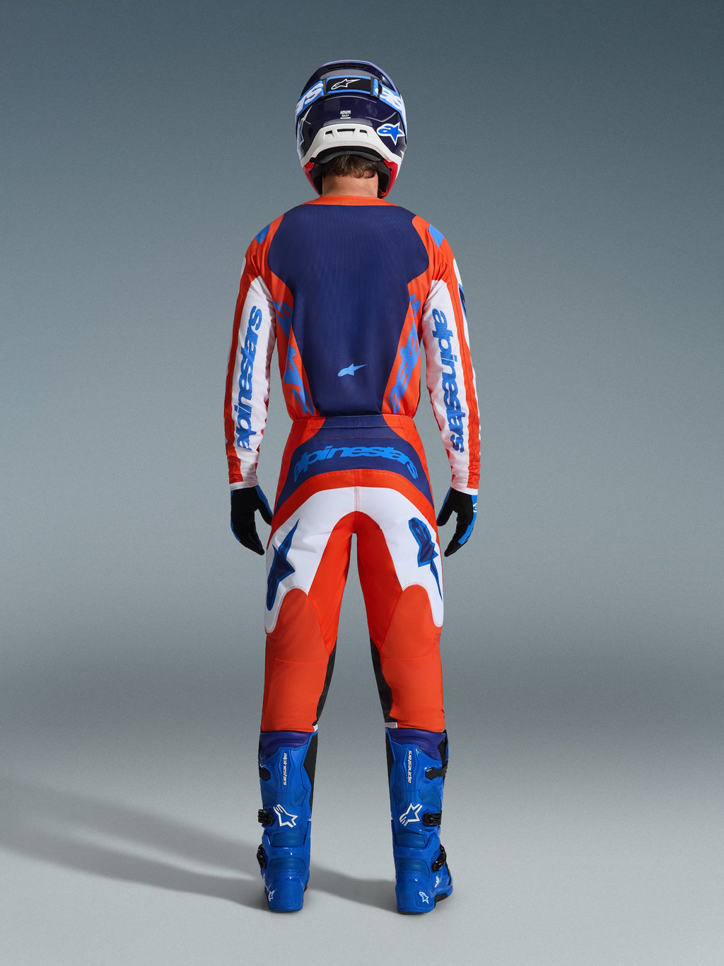 Alpinestars Fluid Grid Orange/UCLA Blue Kit