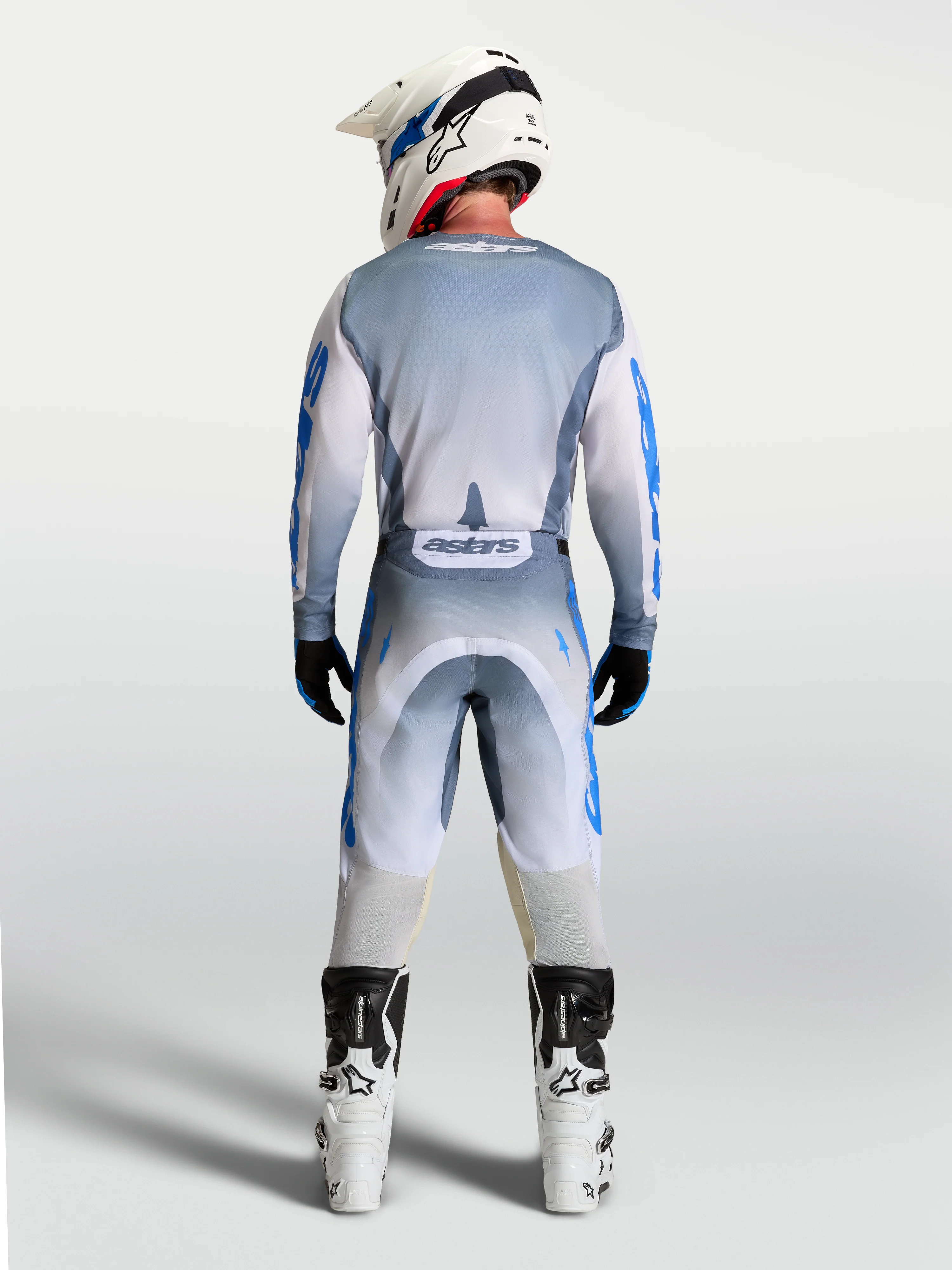 Alpinestars Racer Amber Ash/GrayLilac/UCLA Blue Kit