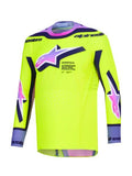 Alpinestars jersey Supertech Vista Yellow Purple Black