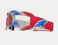 Alpinestars Vison 5 Corp goggle Red White Blue Clear works