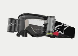 Alpinestars Vision 5 Corp goggle Black Clear works Roll Off