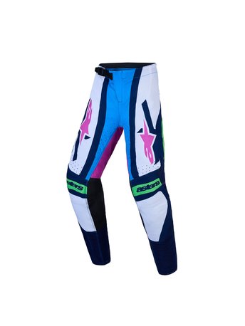 Alpinestars Pants Youth Supertech Maven White/Coral/Blue