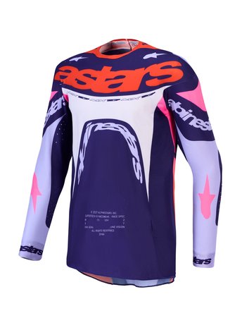 Alpinestars Jersey Supertech Dyna Violet/Purple/Pink Fluo