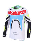 Alpinestars Jersey Supertech Dyna Lilac/Green Fluo/Black