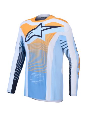 Alpinestars Jersey Techstar Maven Blue/Tangerine/Black