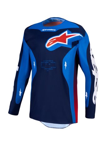 Alpinestars Jersey Racer Hunt Blue/Deep Blue/Red