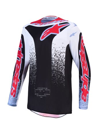 Alpinestars Jersey Fluid Drag Black/White/Blue/Red Fluo