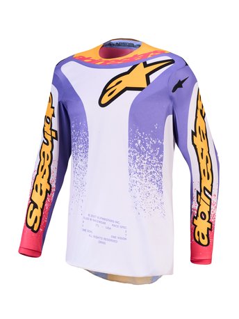 Alpinestars Jersey Fluid Drag Lilac/Blue/Gold